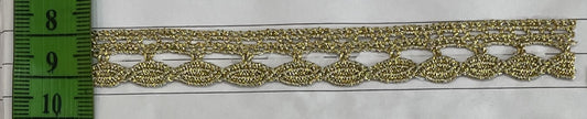 Golden Zari lace (Sku-Z-33)