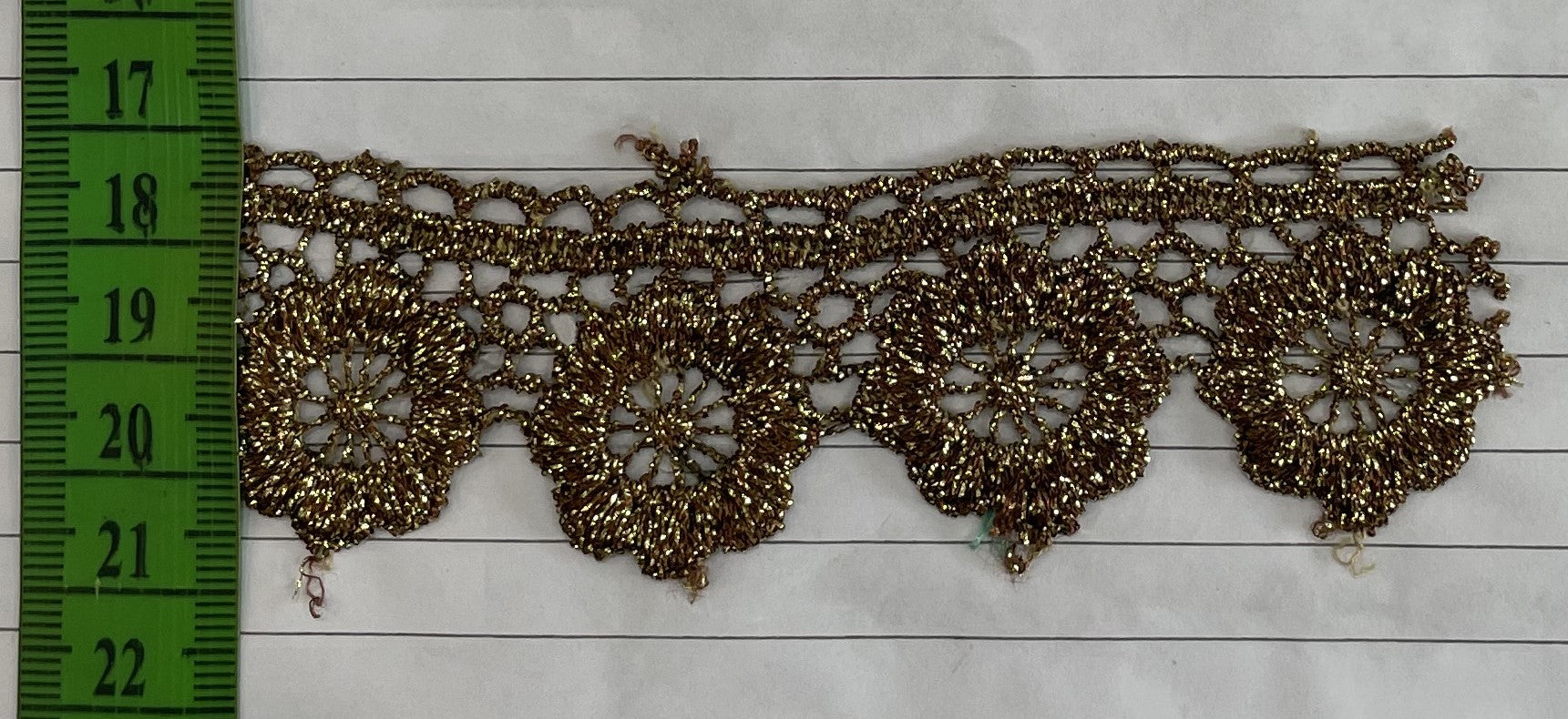 Golden Zari Lace (Sku-Z-35)