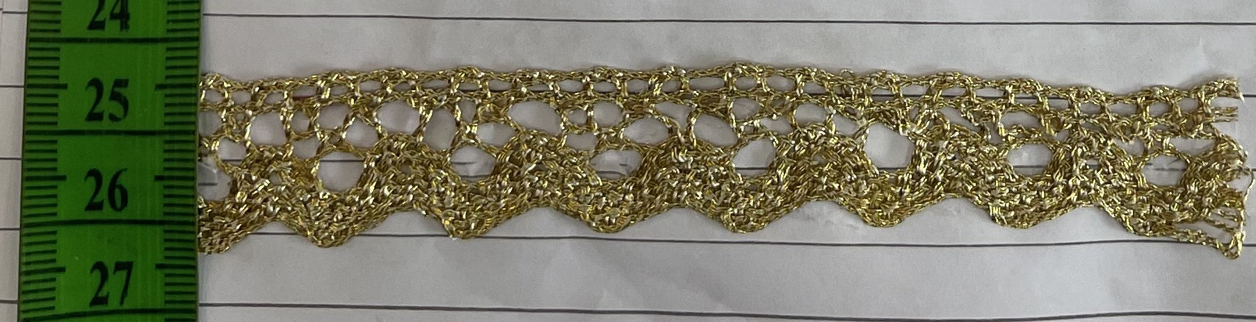 Golden Zari Lace (Sku-Z-36)