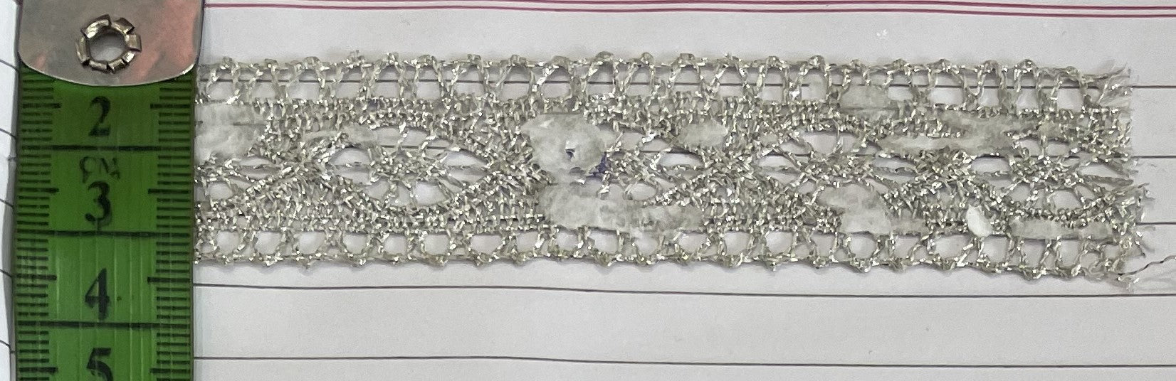 Silver Zari Lace (Sku-Z-48)