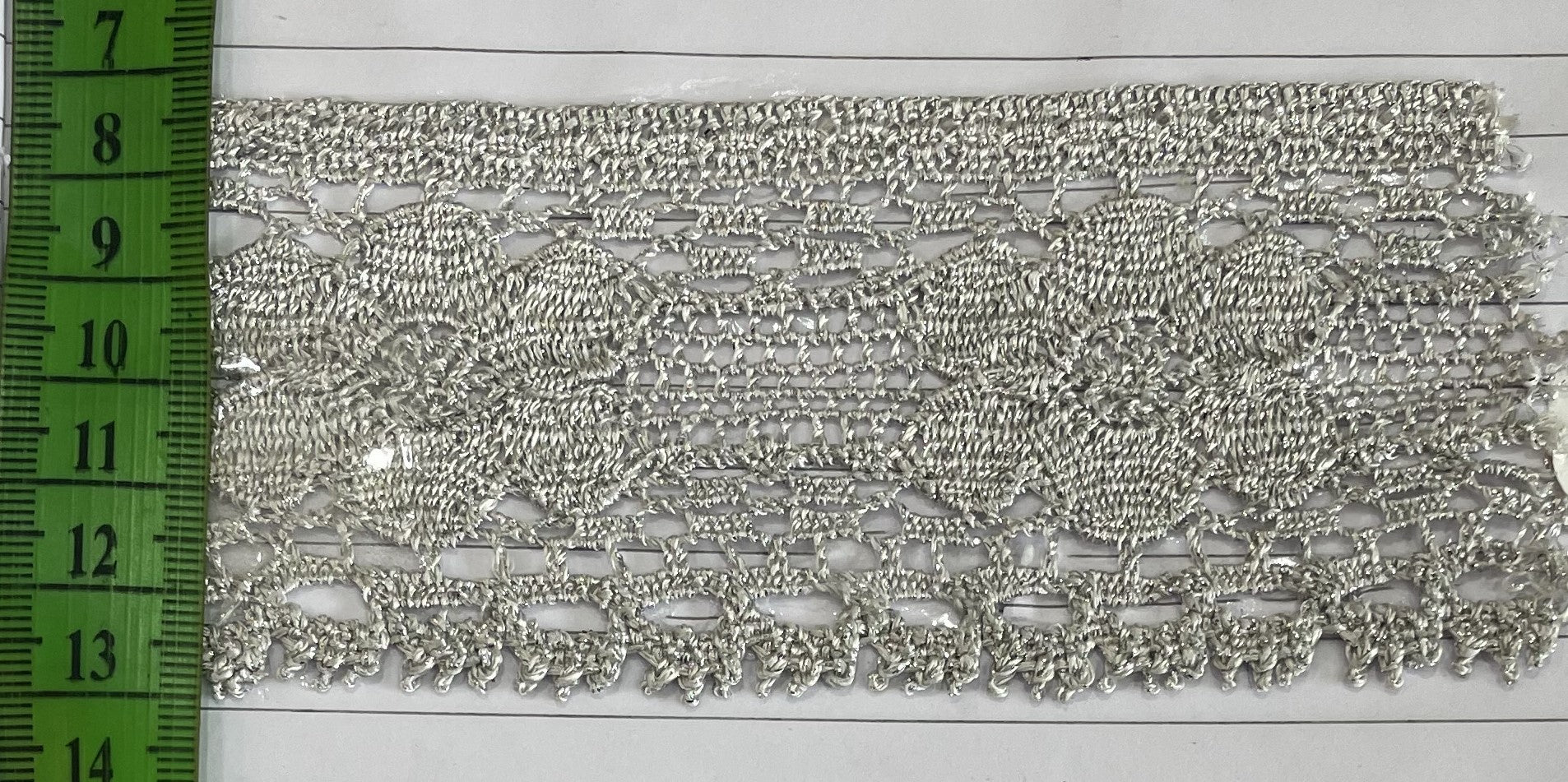 Silver Zari Lace (Sku-Z-49)