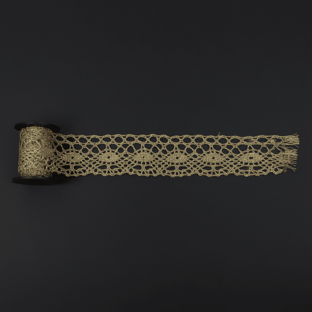 Golden Zari Lace (Width : 1 Inch & Sku-Z-7)