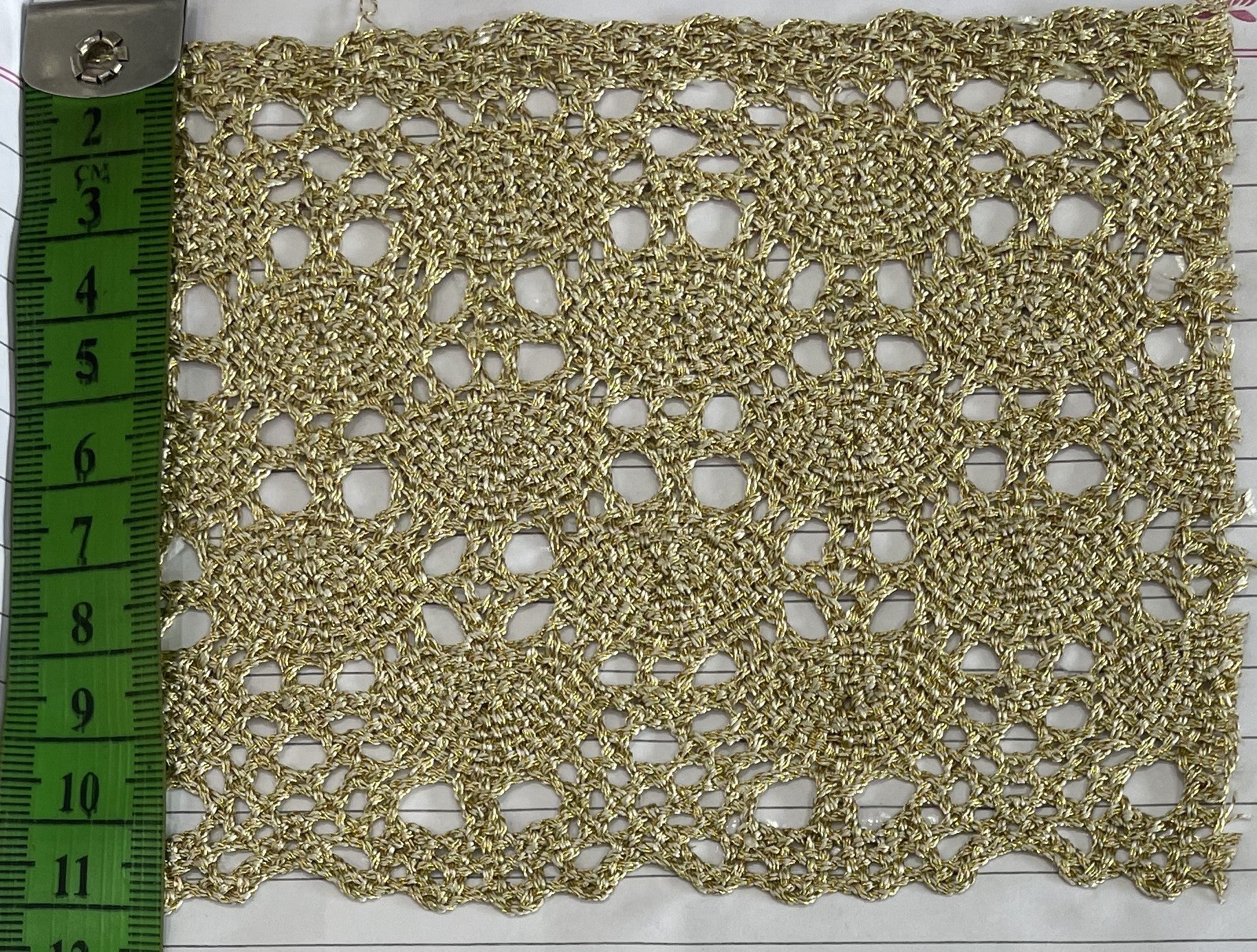 Golden Zari lace (Sku-Z-8)