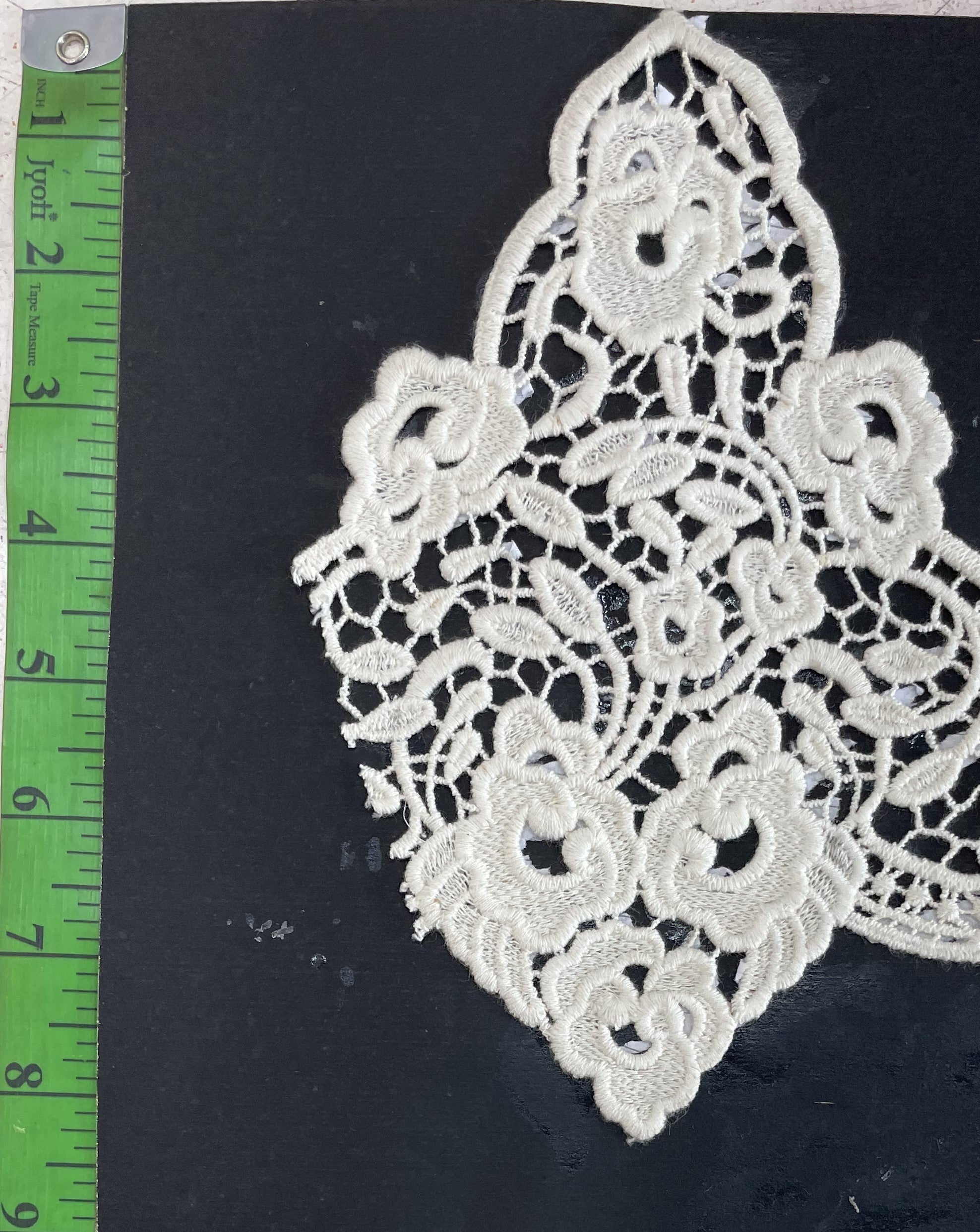 White Cotton Dyeable Chemical lace (Sku: Ch-100)