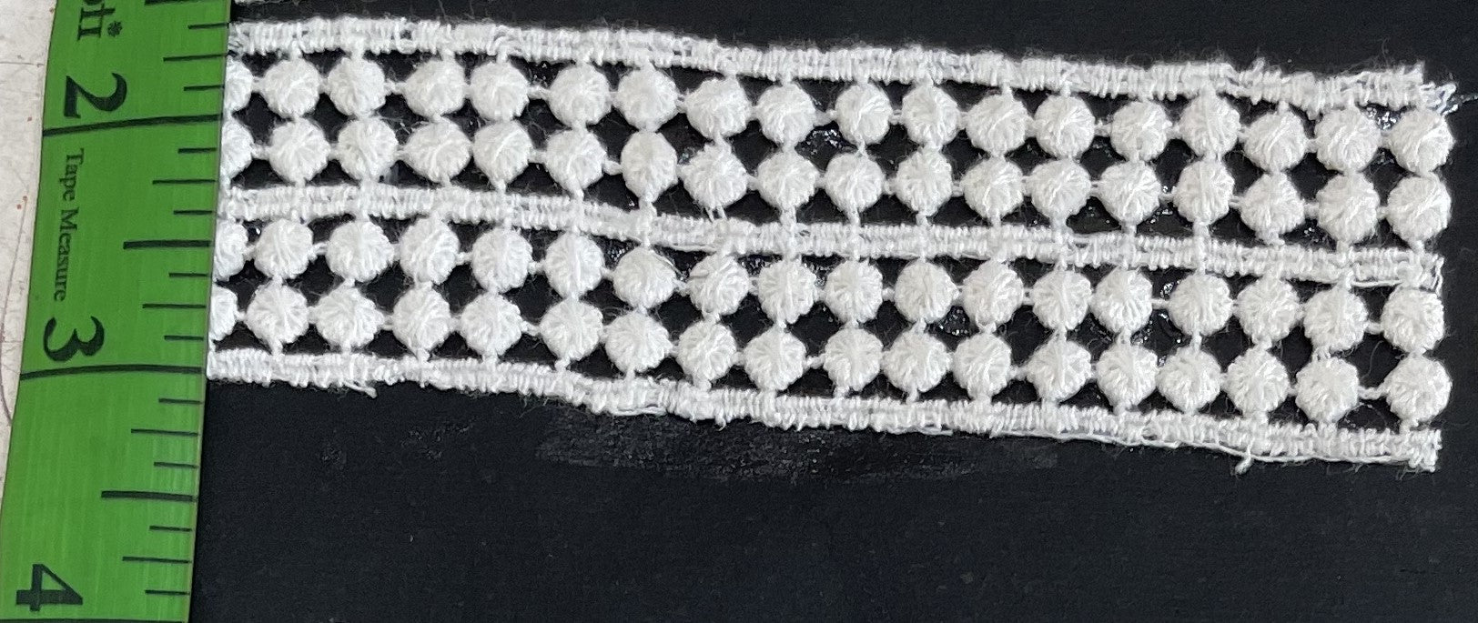 White Cotton Dyeable Chemical lace (Sku: Ch-117)