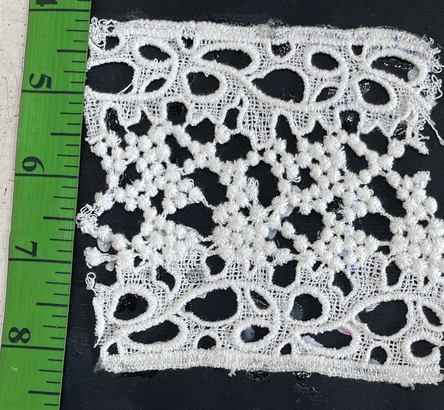 White Cotton Dyeable Chemical lace (Sku: Ch-118)