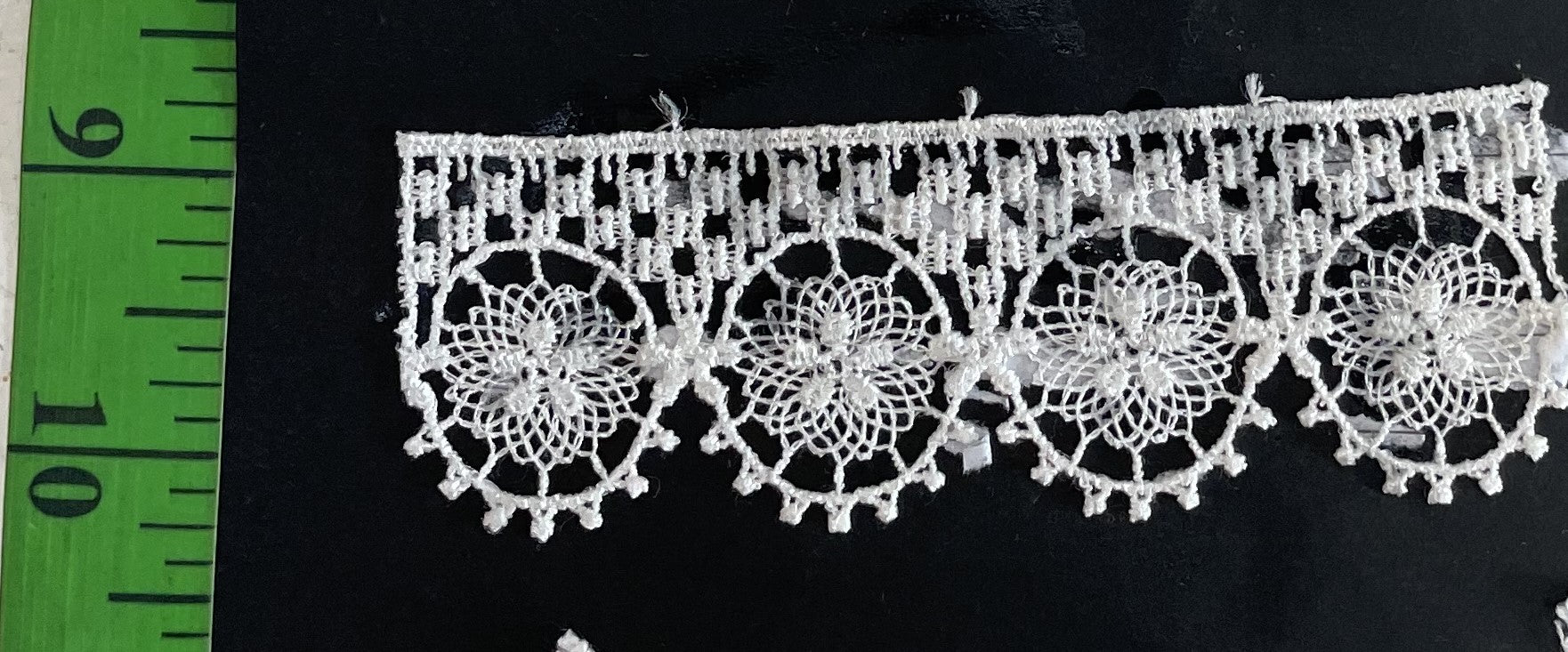 White Cotton Dyeable Chemical lace (Sku: Ch-130)