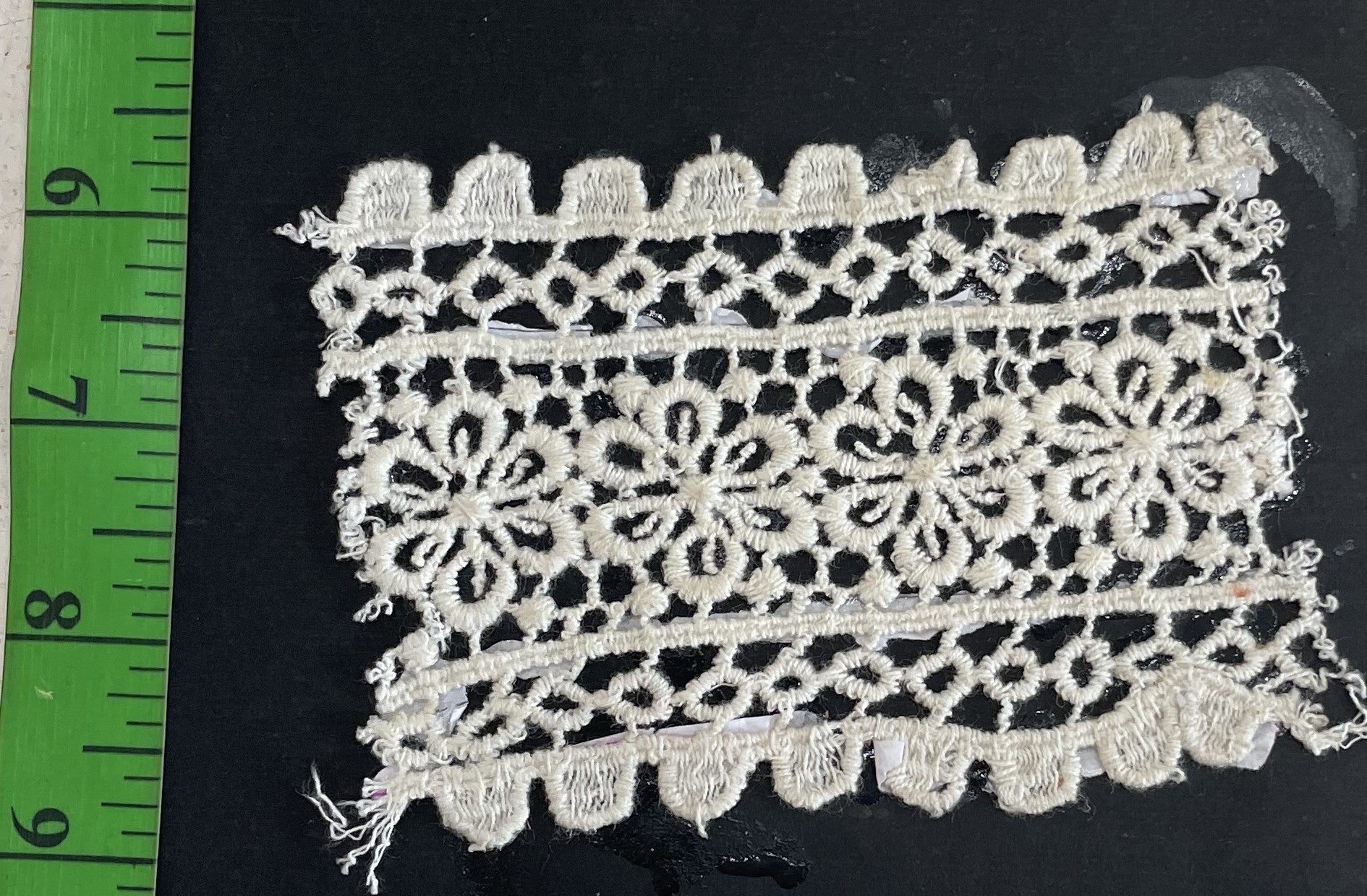 White Cotton Dyeable Chemical lace (Sku: Ch-133)