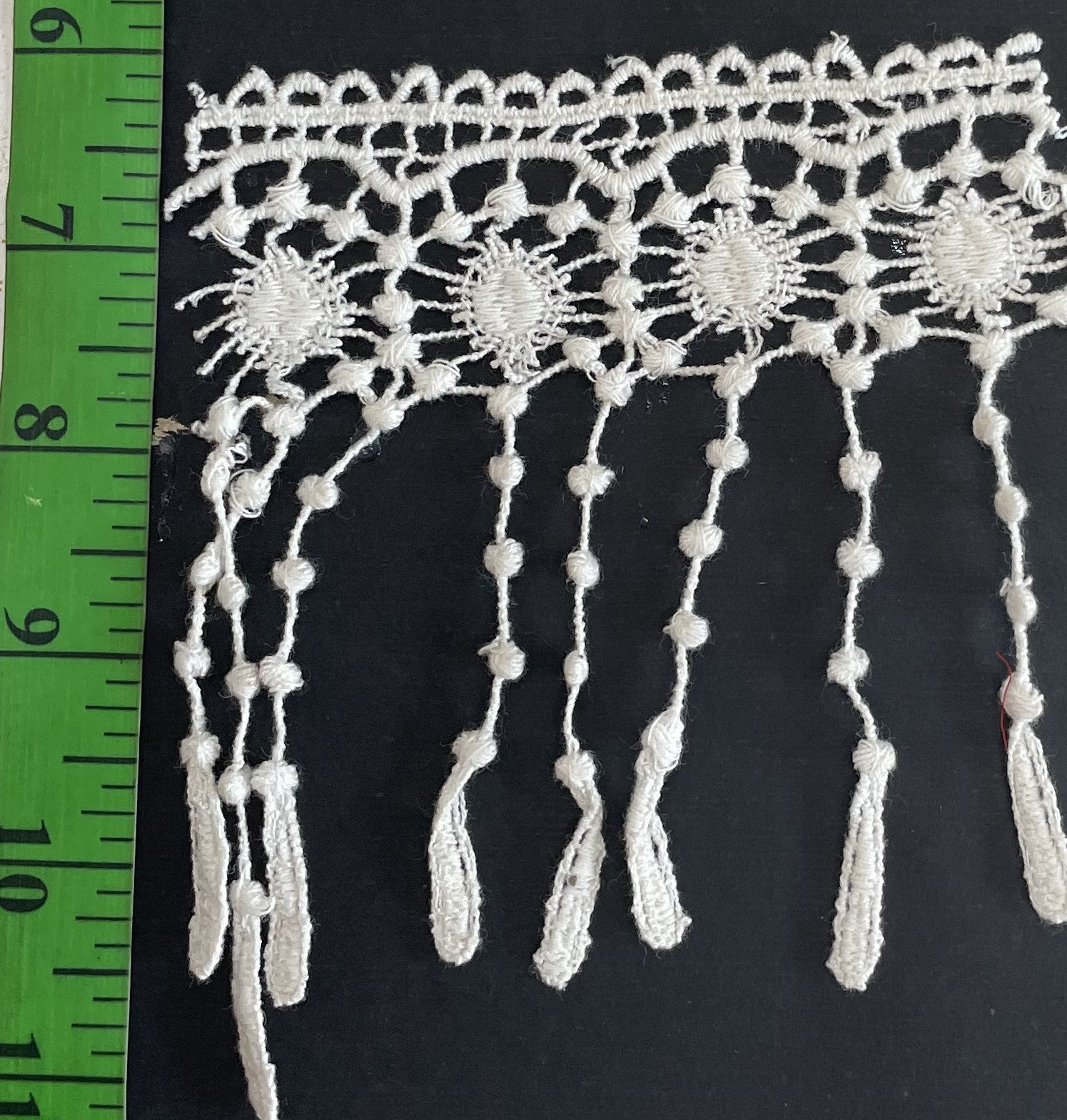 White Cotton Dyeable Chemical lace (Sku: Ch-142)