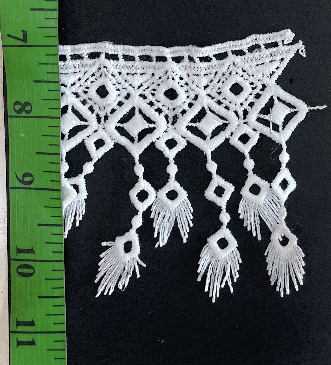 White Cotton Dyeable Chemical lace (Sku: Ch-22)