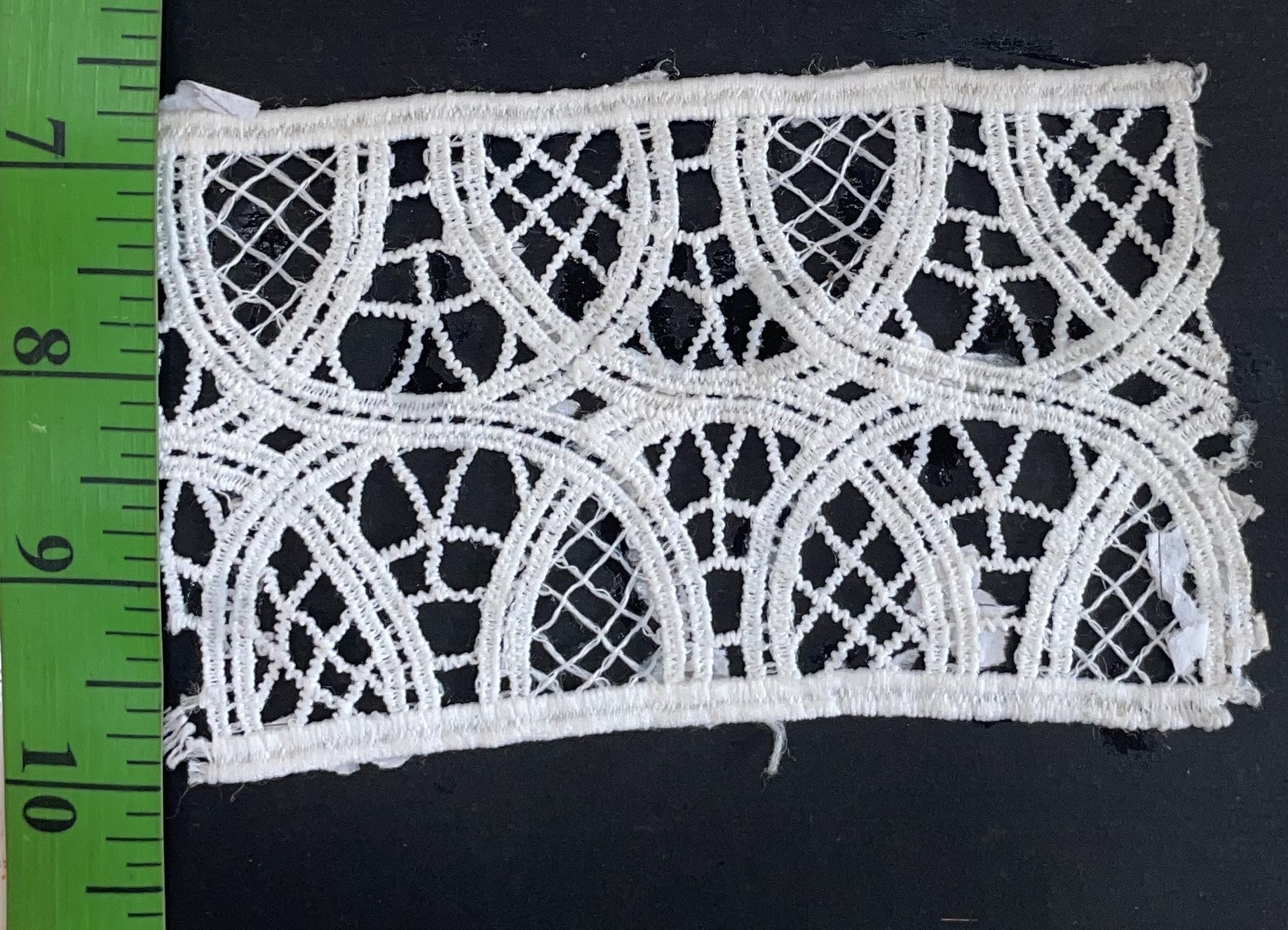 White Cotton Dyeable Chemical lace (Sku: Ch-25)