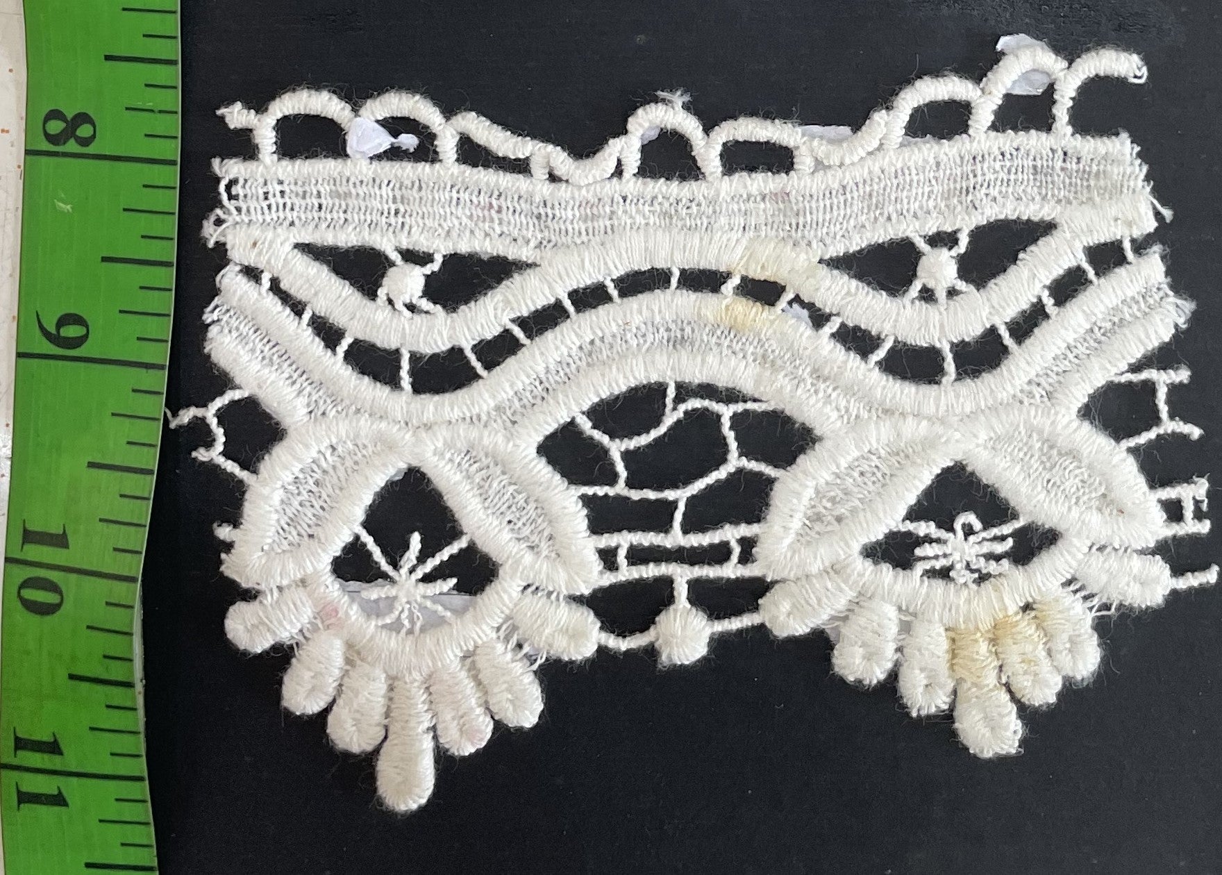 White Cotton Dyeable Chemical lace (Sku: Ch-28)