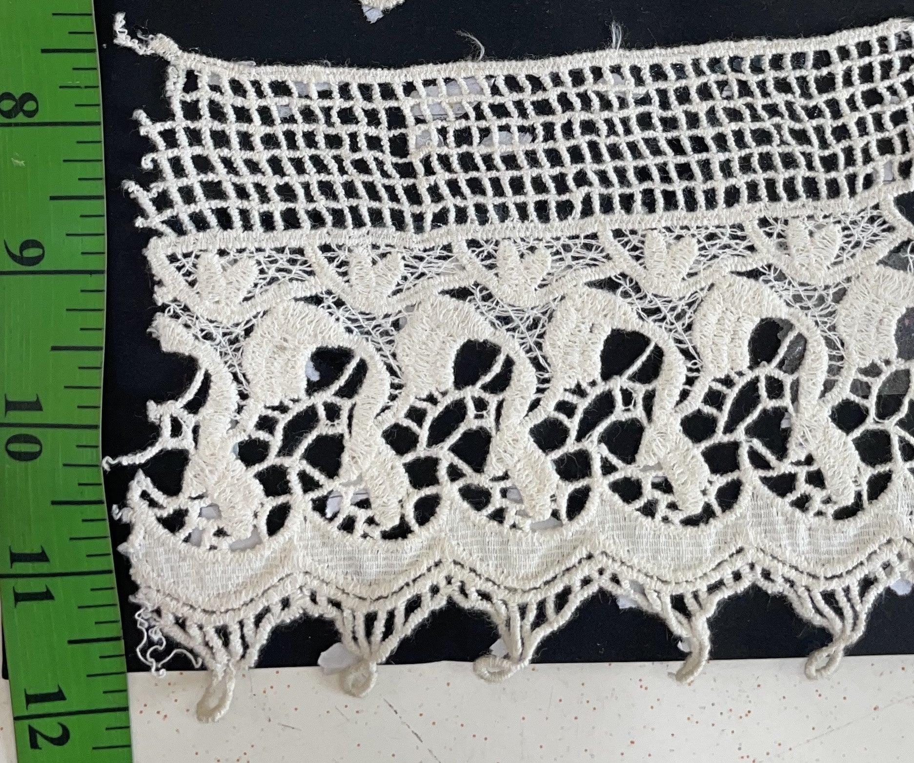 White Cotton Dyeable Chemical lace (Sku: Ch-31)