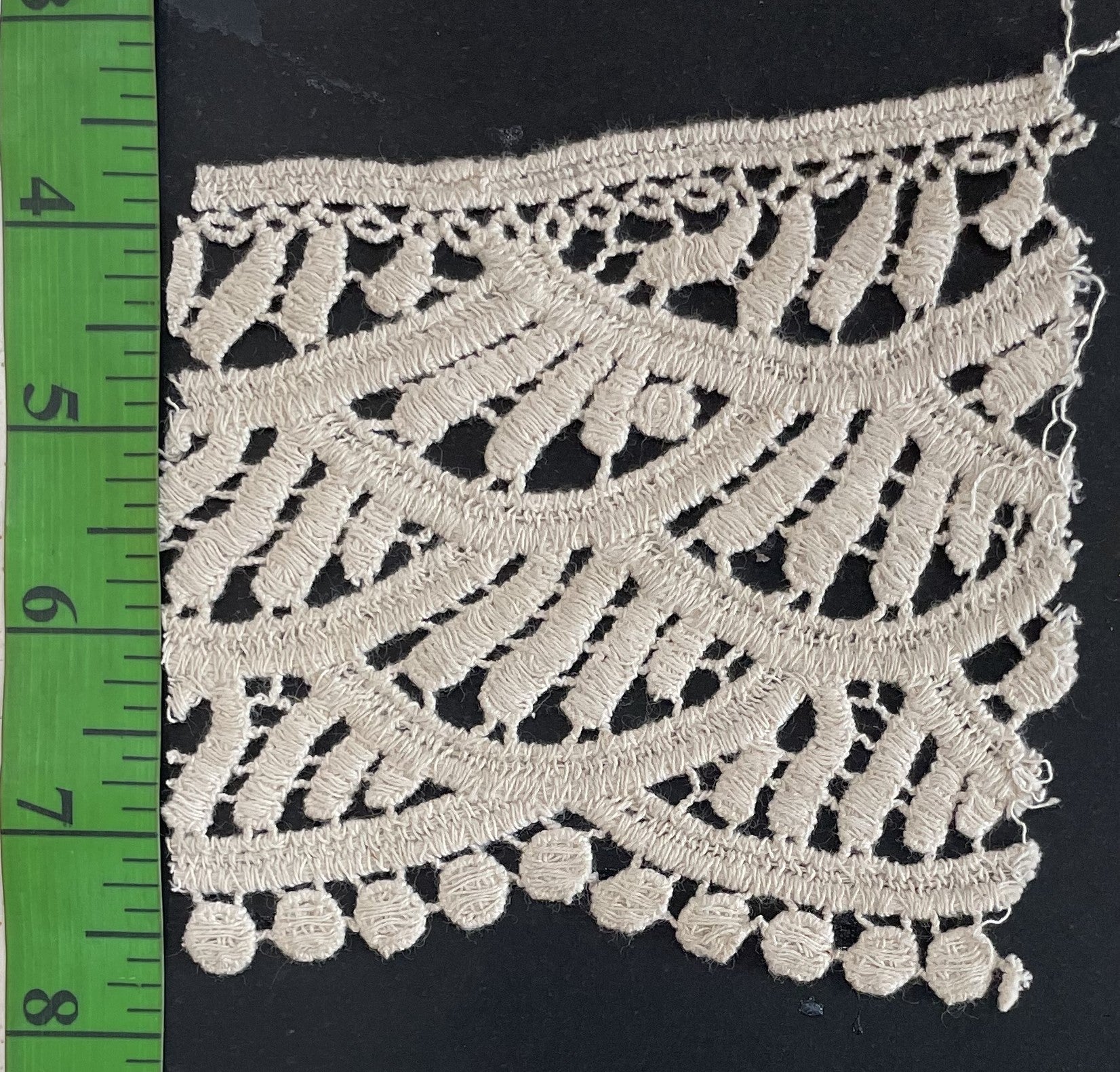 White Cotton Dyeable Chemical lace (Sku: Ch-33)