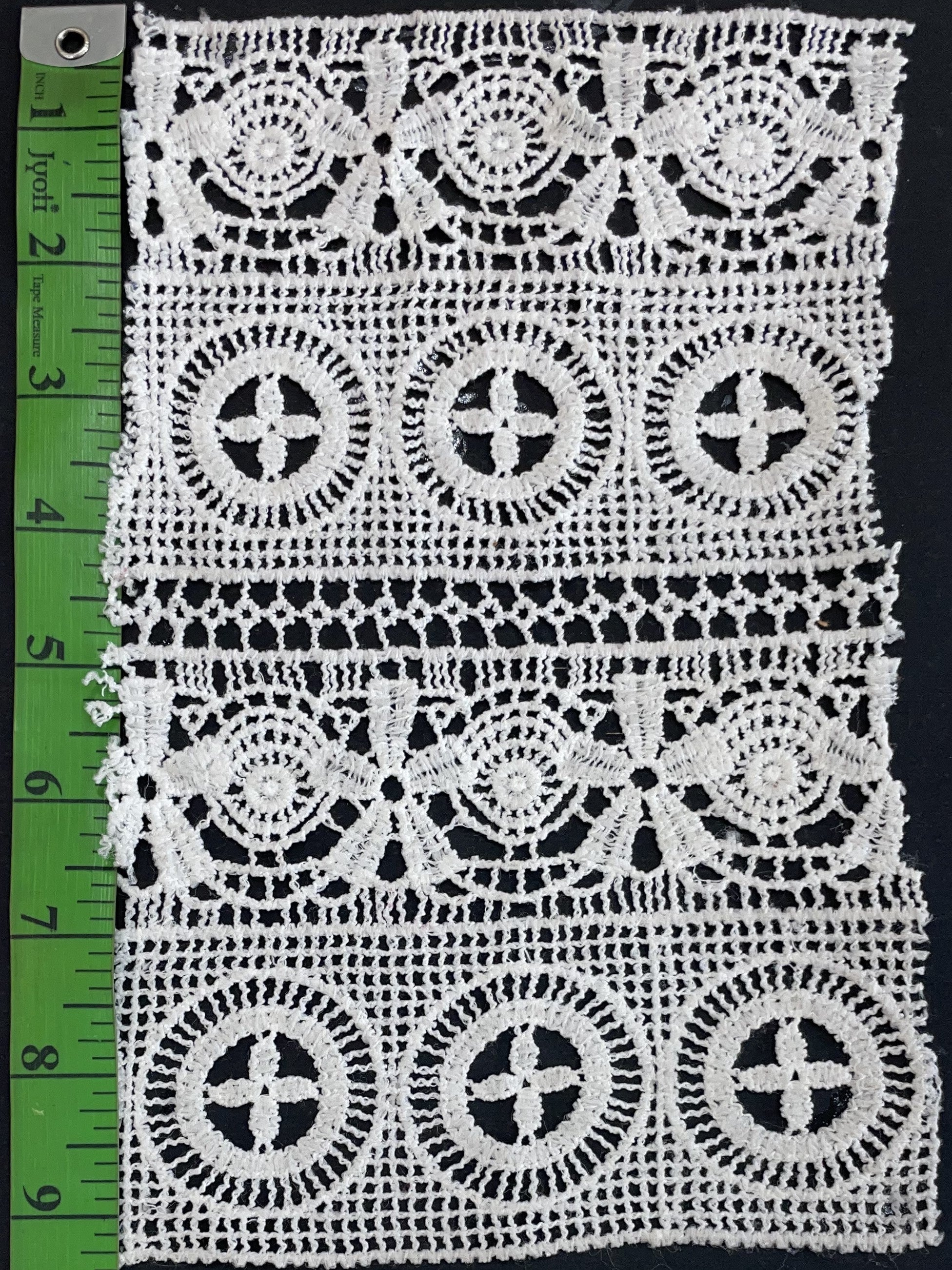 White Cotton Dyeable Chemical Lace (Sku: Ch-41)