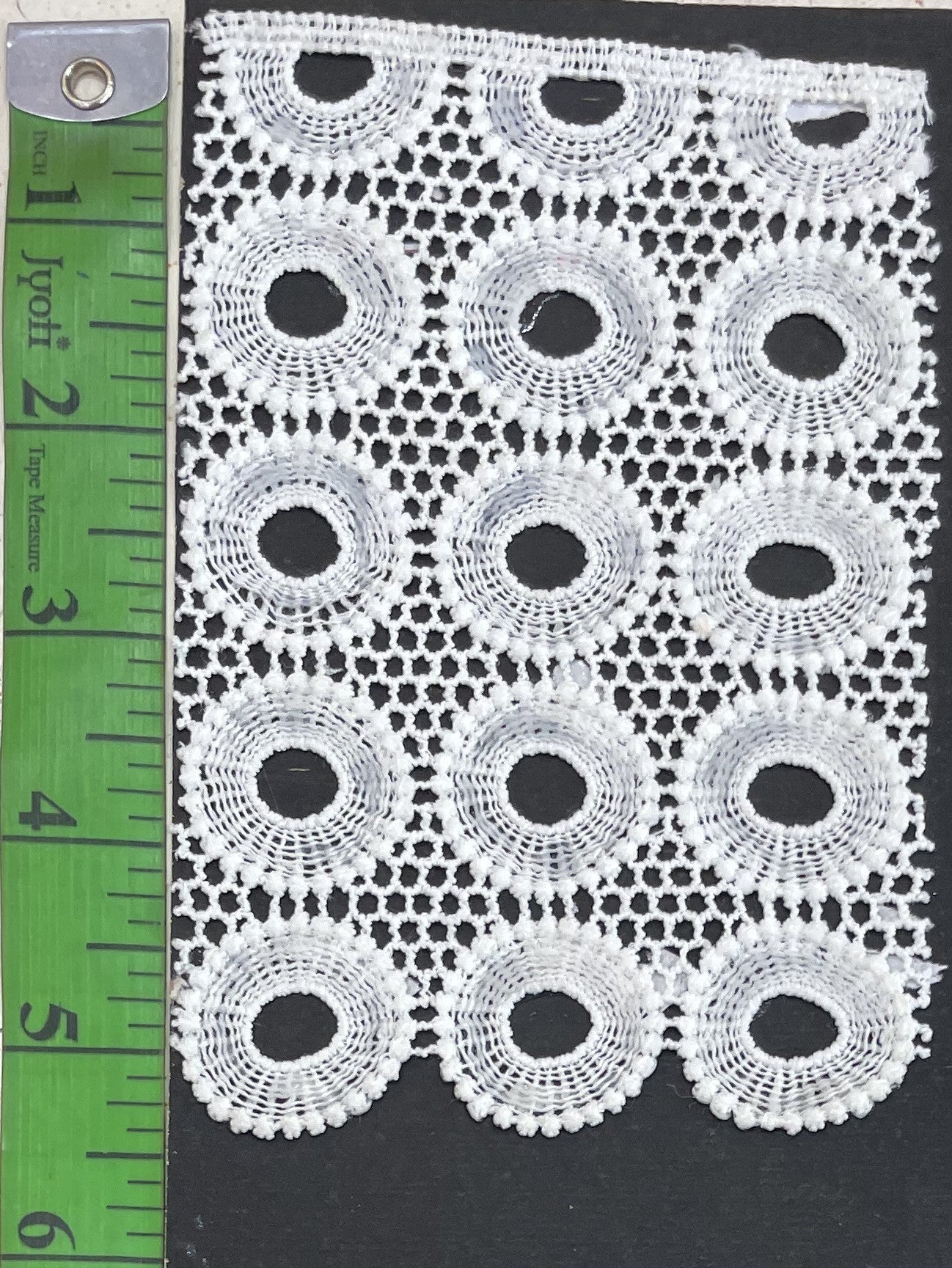 White Cotton Dyeable Chemical Lace (Sku: Ch-43)