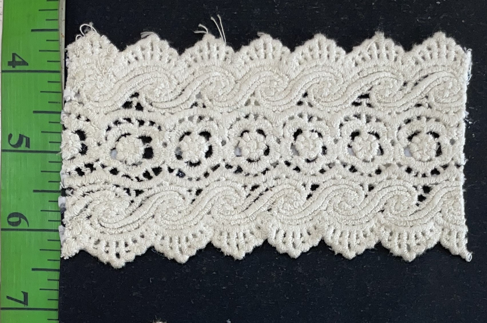 White Cotton Dyeable Chemical Lace (Sku: Ch-46)