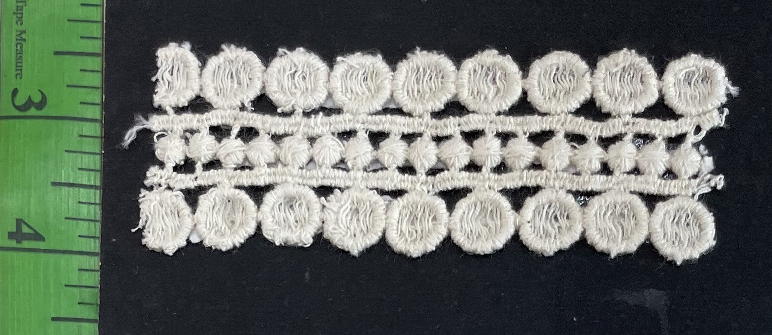 White Cotton Dyeable Chemical Lace (Sku: Ch-56)