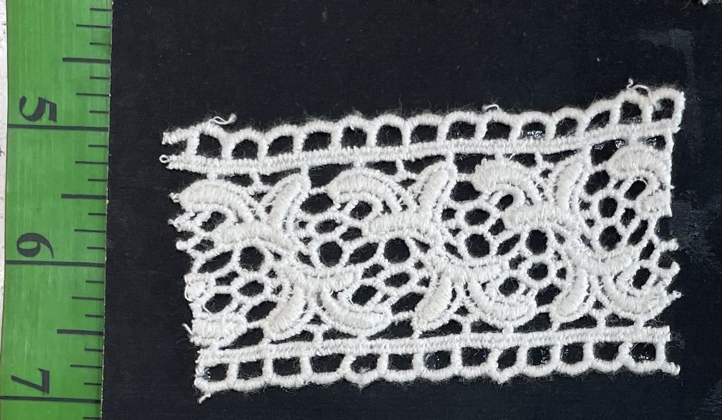White Cotton Dyeable Chemical Lace (Sku: Ch-57)