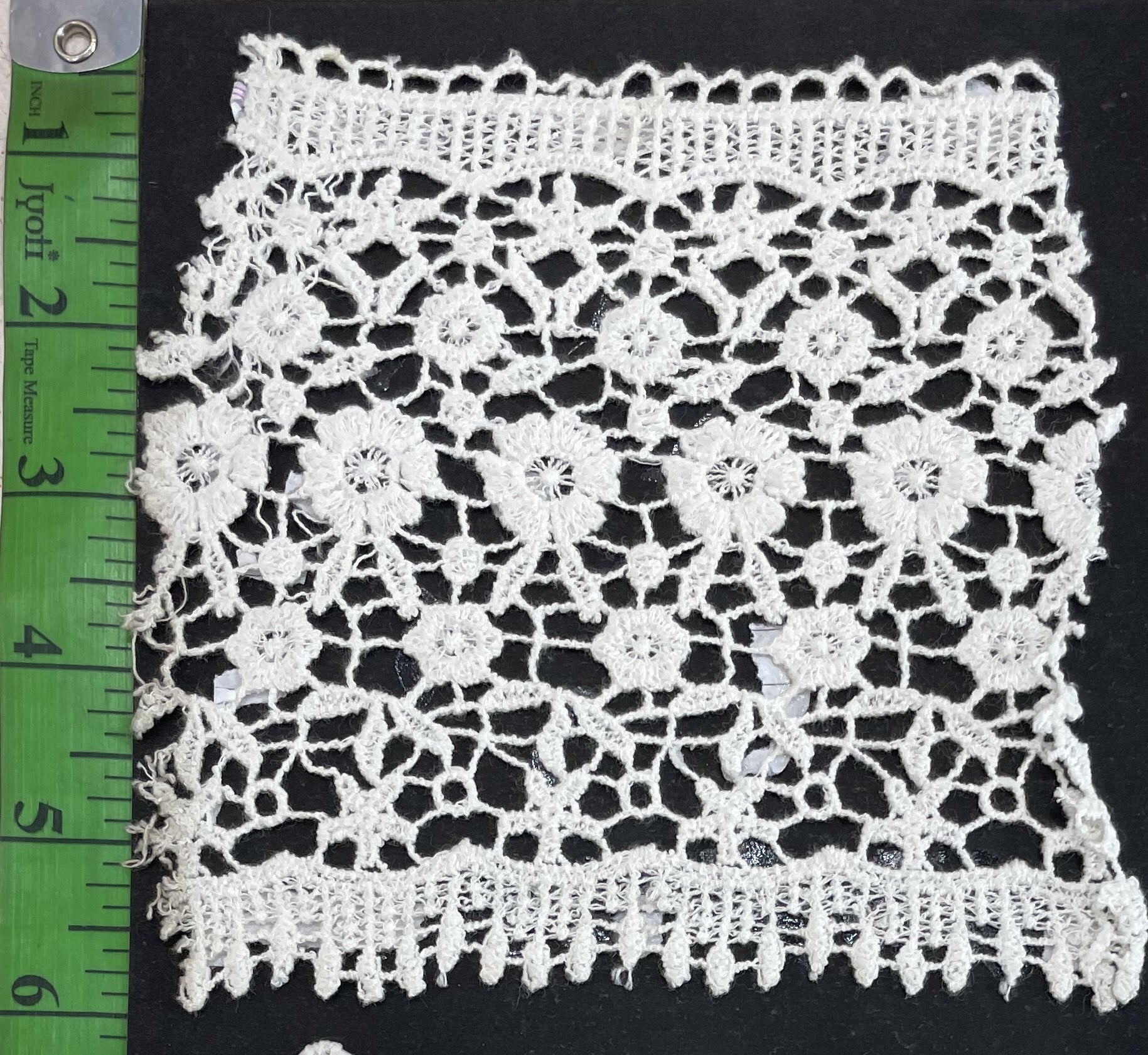 White Cotton Dyeable Chemical Lace (Sku: Ch-60)