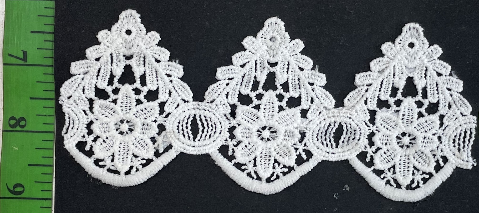 White Cotton Dyeable Chemical Lace (Sku: Ch-61)