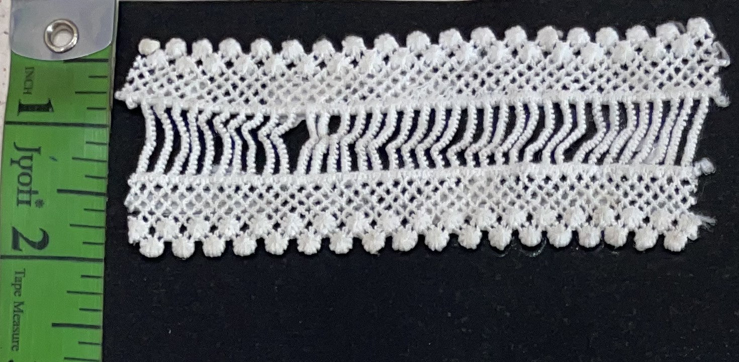 White Cotton Dyeable Chemical Lace (Sku: Ch-73)