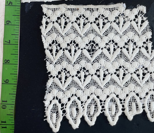 White Cotton Dyeable Chemical Lace (Sku: Ch-75)