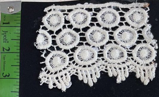 White Cotton Dyeable Chemical Lace (Sku: Ch-76)