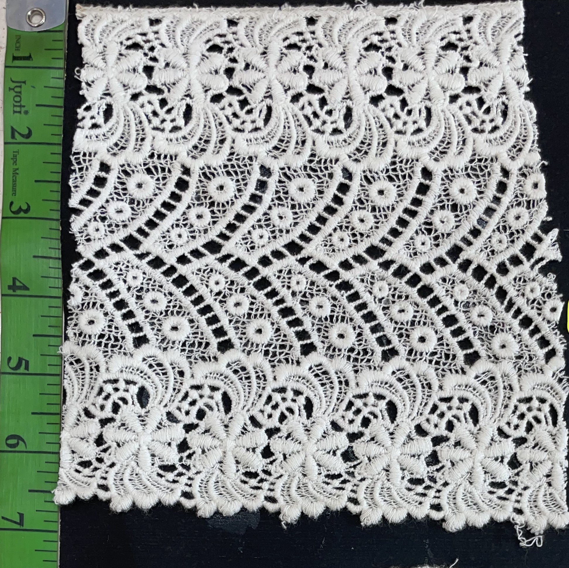 White Cotton Dyeable Chemical Lace (Sku: Ch-79)