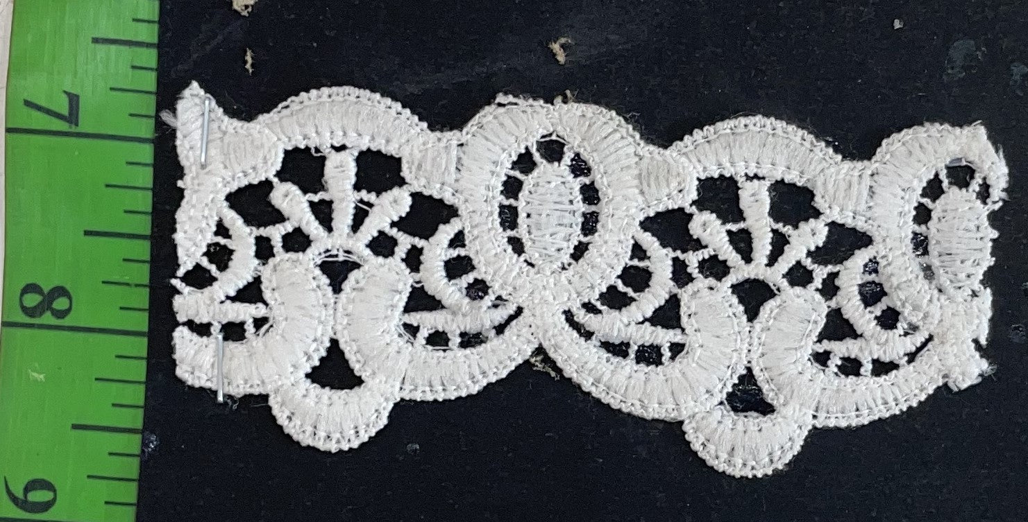 White Cotton Dyeable Chemical Lace (Sku: Ch-90)