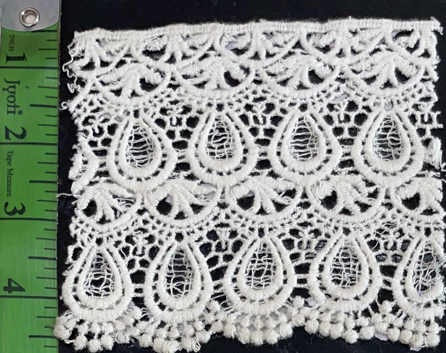 White Cotton Dyeable Chemical Lace (Sku: Ch-93)