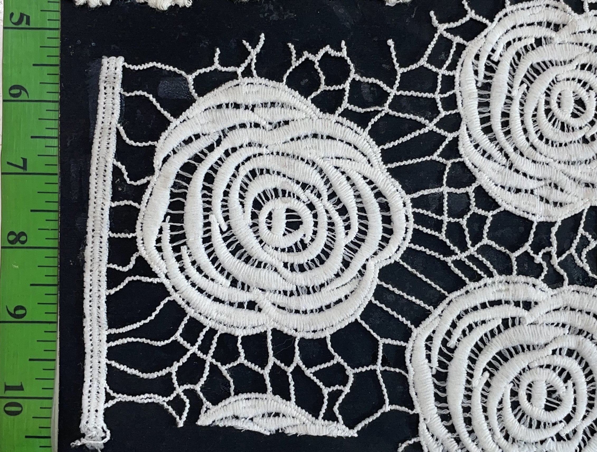 White Cotton Dyeable Chemical Lace (Sku: Ch-94)