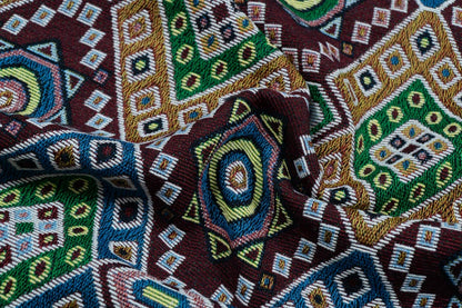 Multi Cotton Blend Jacquard Fabric | SKU: JD-2