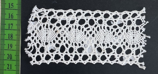 White Dyeable Crochet Lace (Sku: K-113)