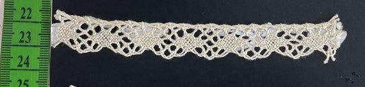 White Dyeable Crochet Lace (Sku: K-114)