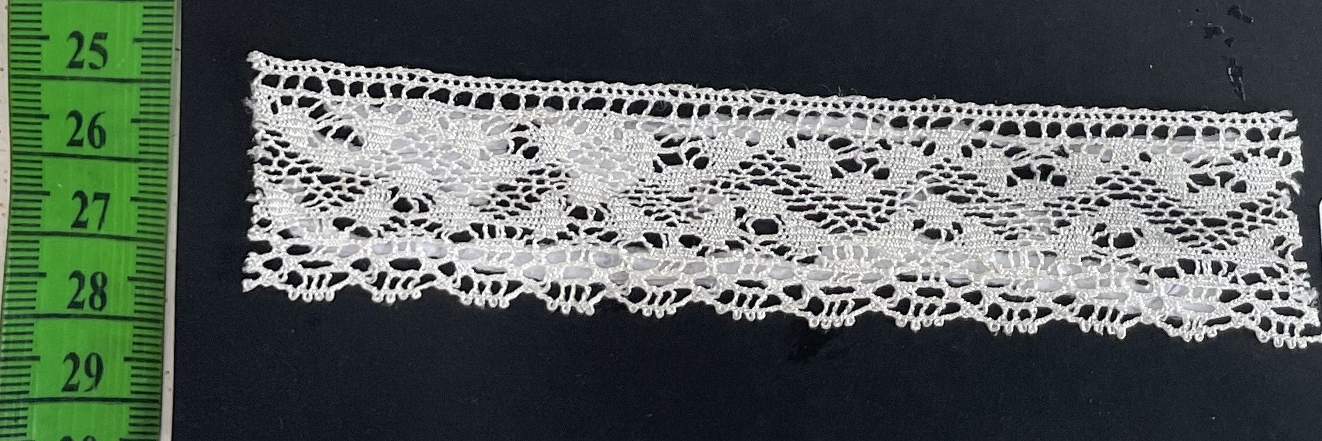 White Dyeable Crochet Lace (Sku: K-115)