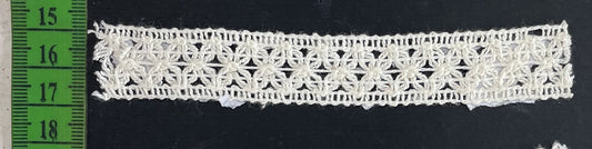 White Dyeable Crochet Lace (Sku: K-119)