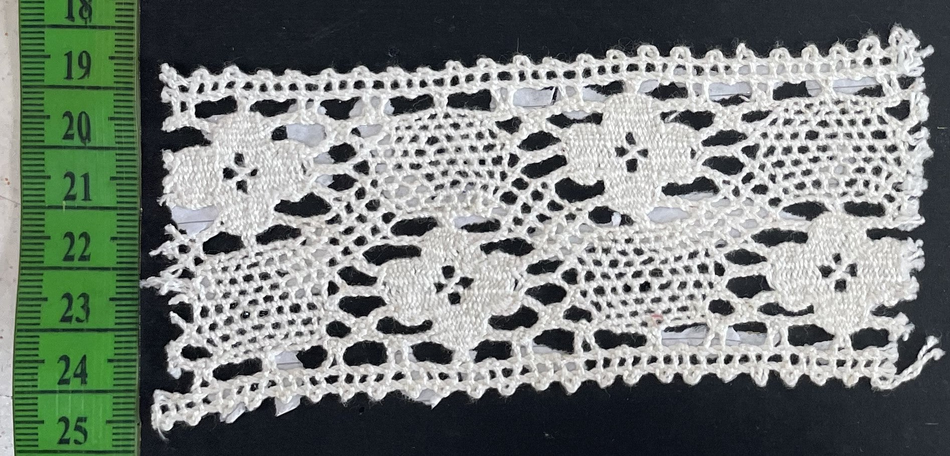 White Dyeable Crochet Lace (Sku: K-120)