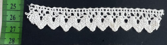 White Dyeable Crochet Lace (Sku: K-170)