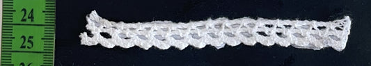 White Dyeable Crochet Lace (Sku: K-39)