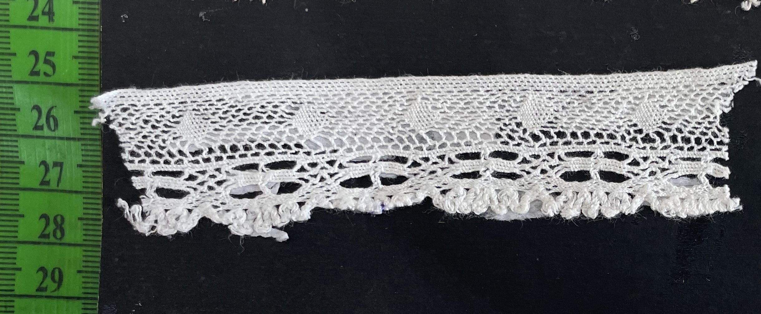 White Dyeable Crochet Lace (Sku: K-77)