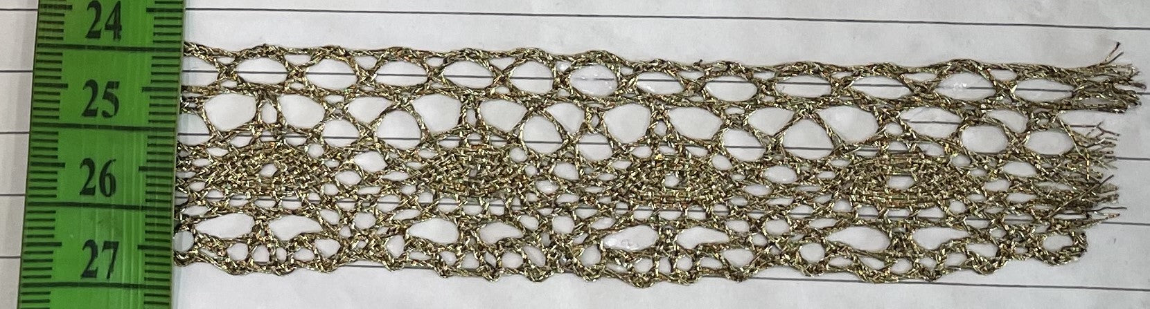 Golden Zari lace (Sku-Z-7)